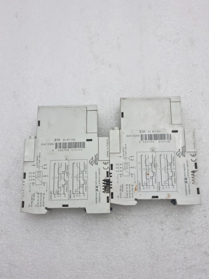 Lot Of 2 PCS Crouzet EIH 84 871 034 Current Control Relay EIH84871034
